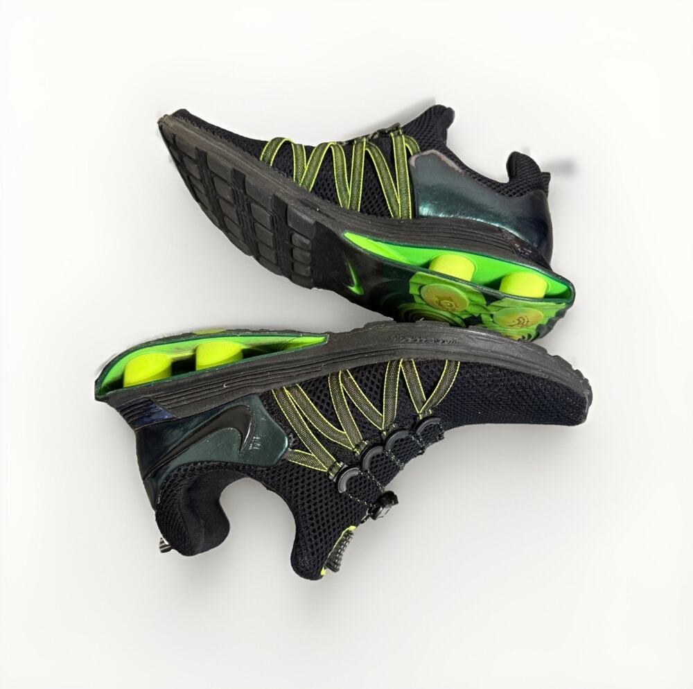 Nike Shox Gravity Men’s Size 11 Black Green Running Training Shoes
